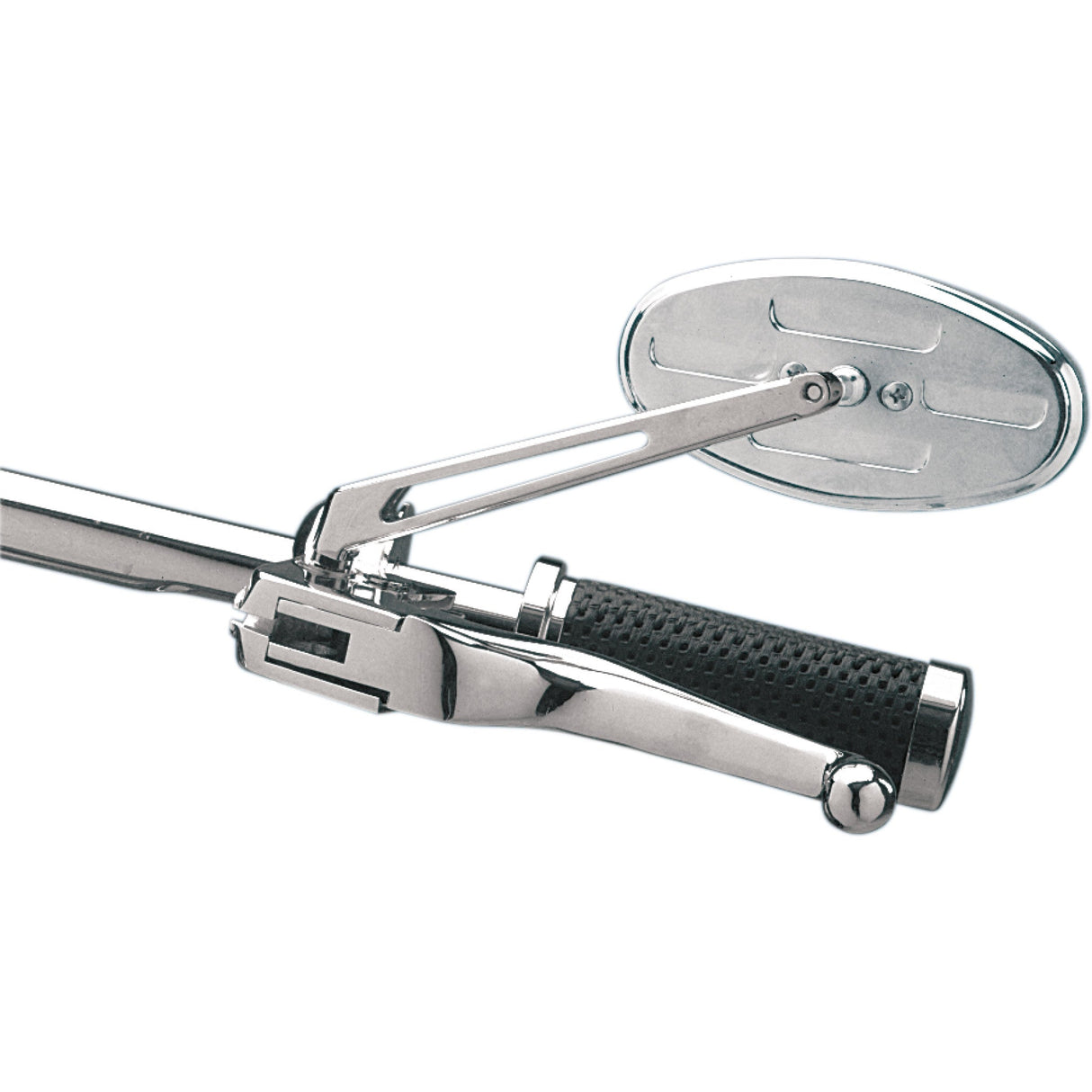 DRAG SPECIALTIES Stealth Mirror - Side View Oval Chrome