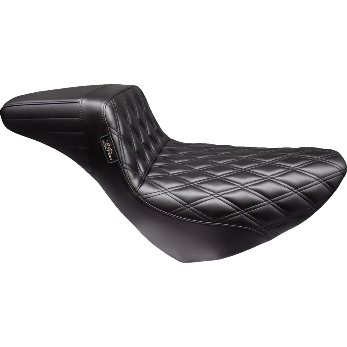 LE PERA 0802-1542 LYR-590DLDD Kickflip Daddy Long Legs Low Rider Seat - Double Diamond - Black - FL/FX '18-'24