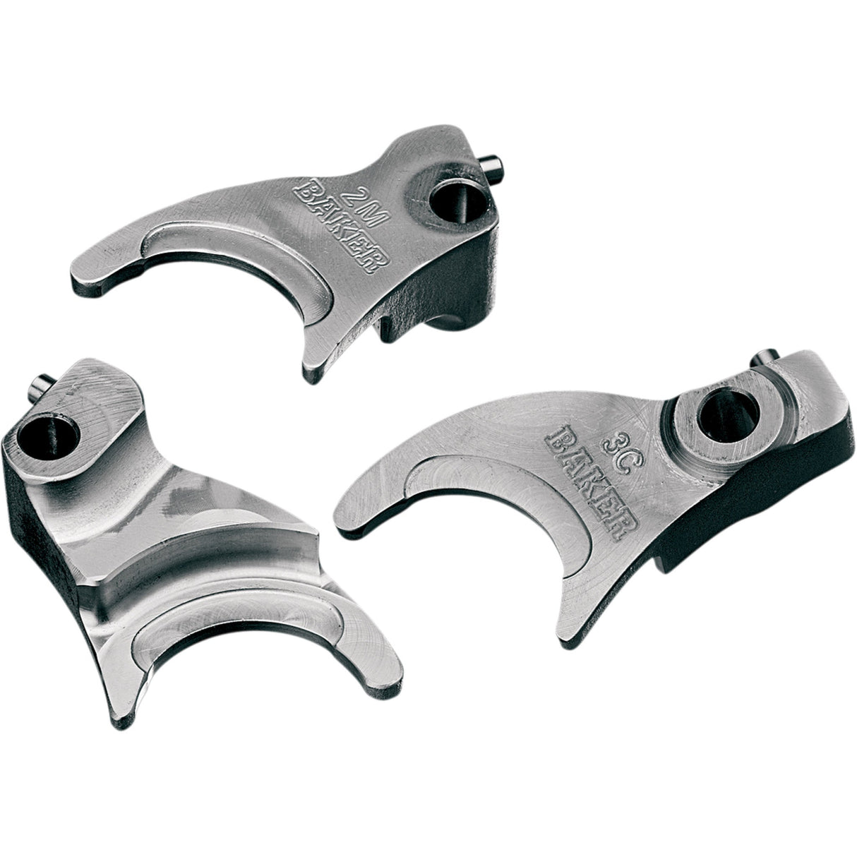 Baker Drivetrain Big Twin 5-Speed Shifter Forks 5-Speed Steel Set - 167-5-A For Harley Motorcycles 1980-2006