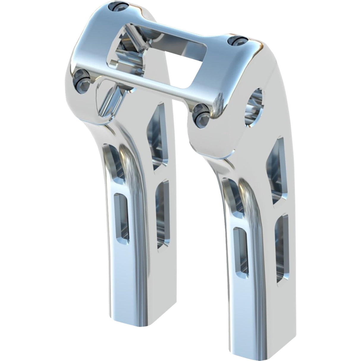 MAGNUM SHIELDING 0602-1616 3R-0108 Ghost Risers softail display clamp - 8" - chrome