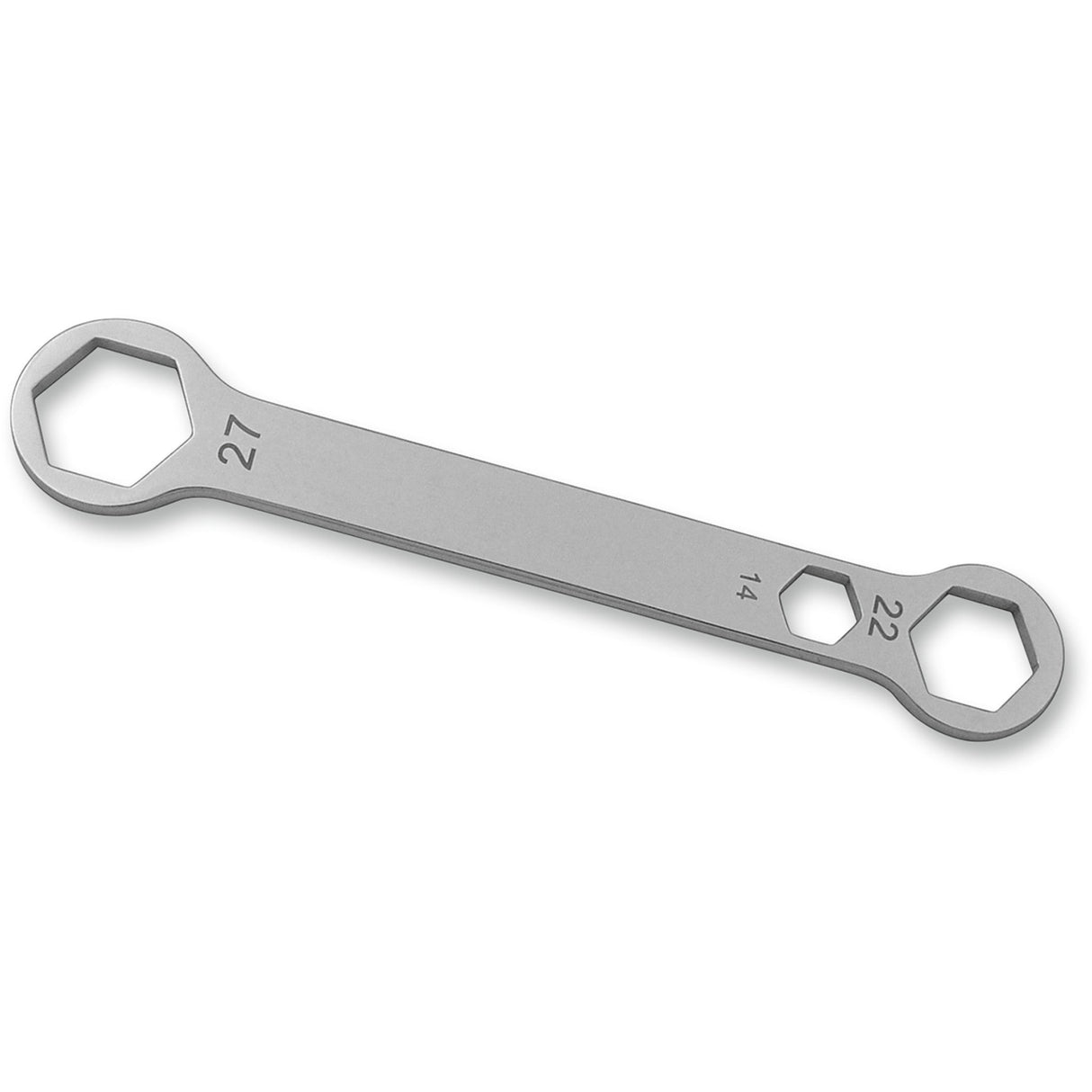 CRUZTOOLS 3811-0042 AW142227 Combo Axle Wrench Wrench - Front/Rear Axle - Closed End - 14 mm x 22 mm x 27 mm