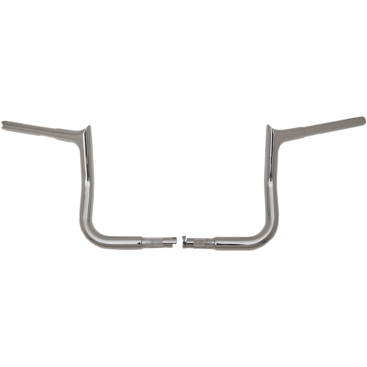 FAT Baggers INC. 1-1/4" EZ Install Pointed Top Handlebar 10" Chrome - 905010 For Harley Touring 1986-2022