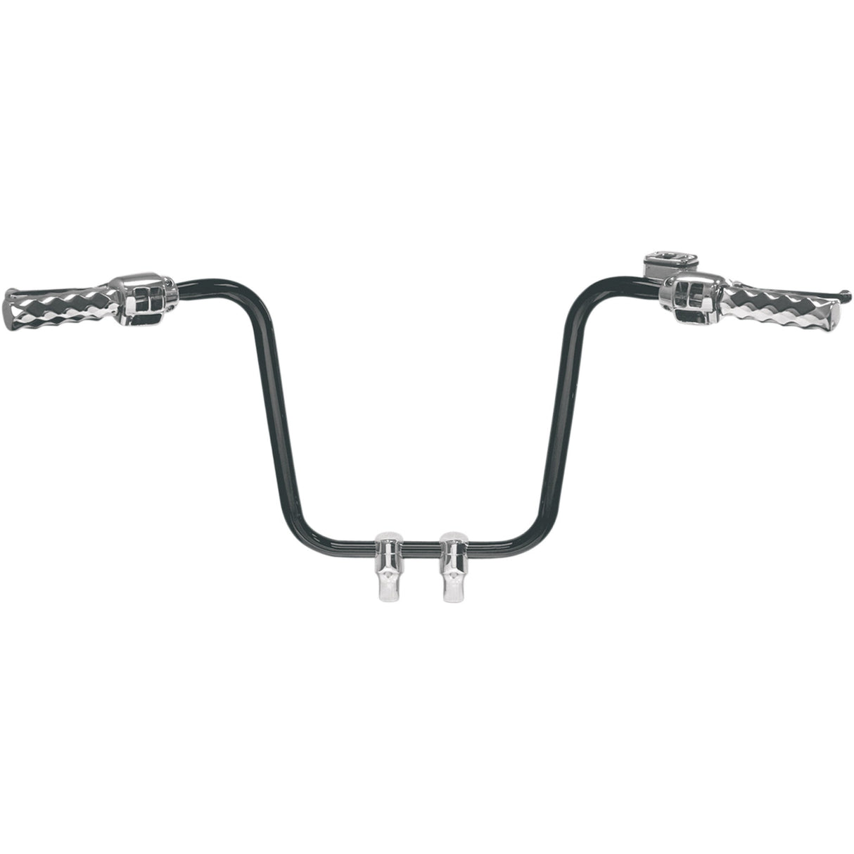 LA CHOPPERS 0601-1484 LA-7312-14B Hefty 1-1/4" Handlebar — Hefty/Ape Hanger Handlebar - Ape Hanger - 14" - Black