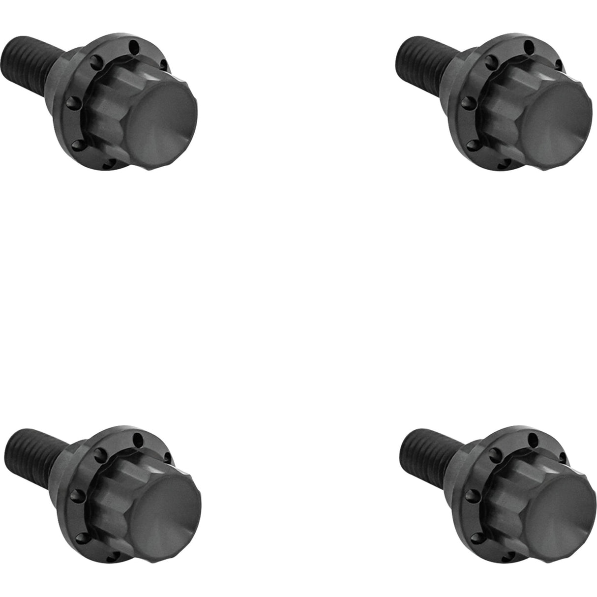 Arlen Ness Windshield Titanium 12-Point Bolt Kit Windshield 12-Point Titanium Black - 300-810 For Harley Road Glide 2023-2026