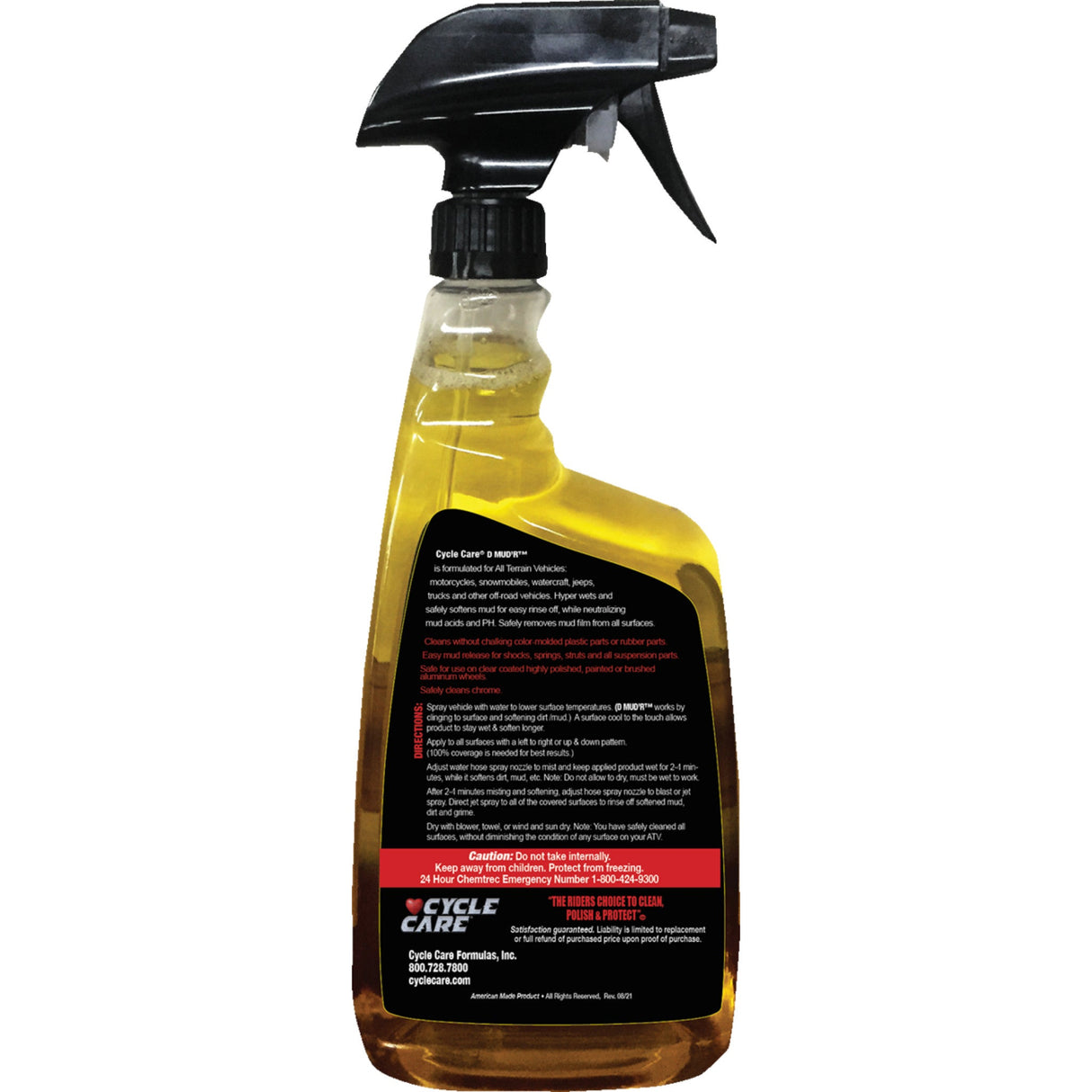 CYCLE CARE FORMULAS 3704-0133 28032 D MUD'R Mud Release Formula D MUD'R Cleaner - 32 U.S. fl oz.