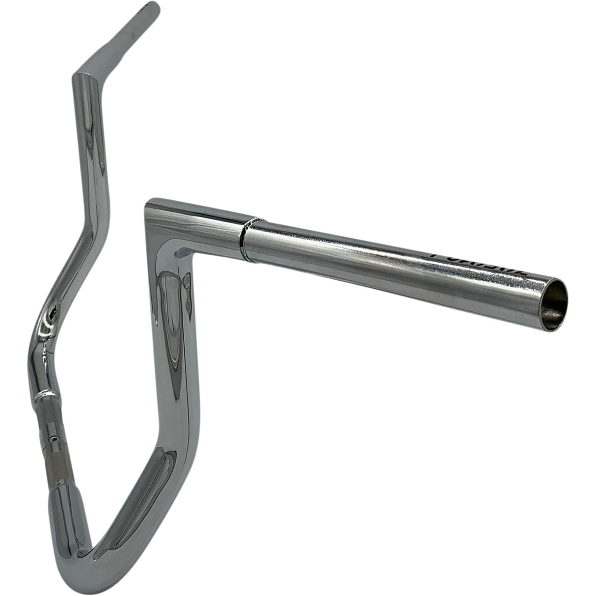 FAT Baggers INC. 1-1/4" EZ Install Flat Top Handlebar 12" Chrome - 705012 For Harley Touring 1986-2022