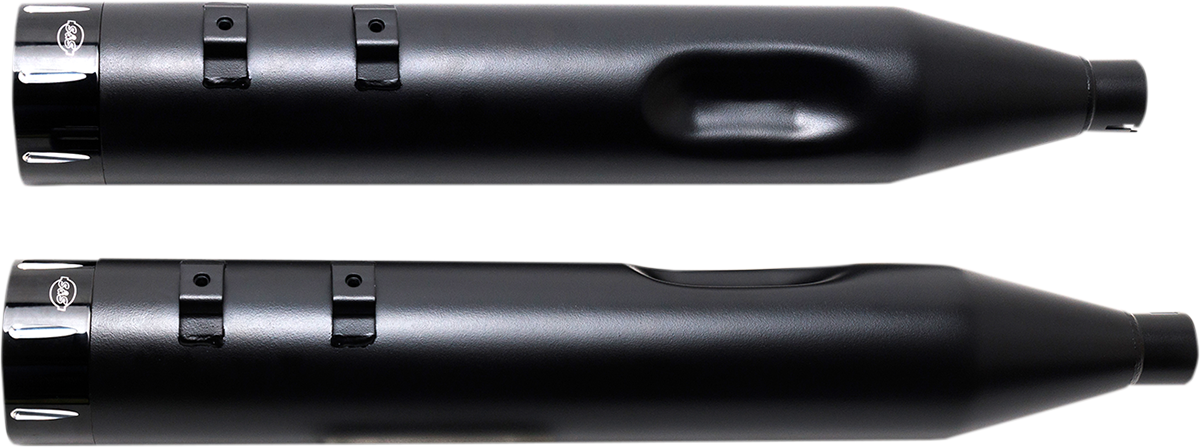 4-1/2" MK45 Performance Mufflers - Black with Black Tracer - 1801-0853