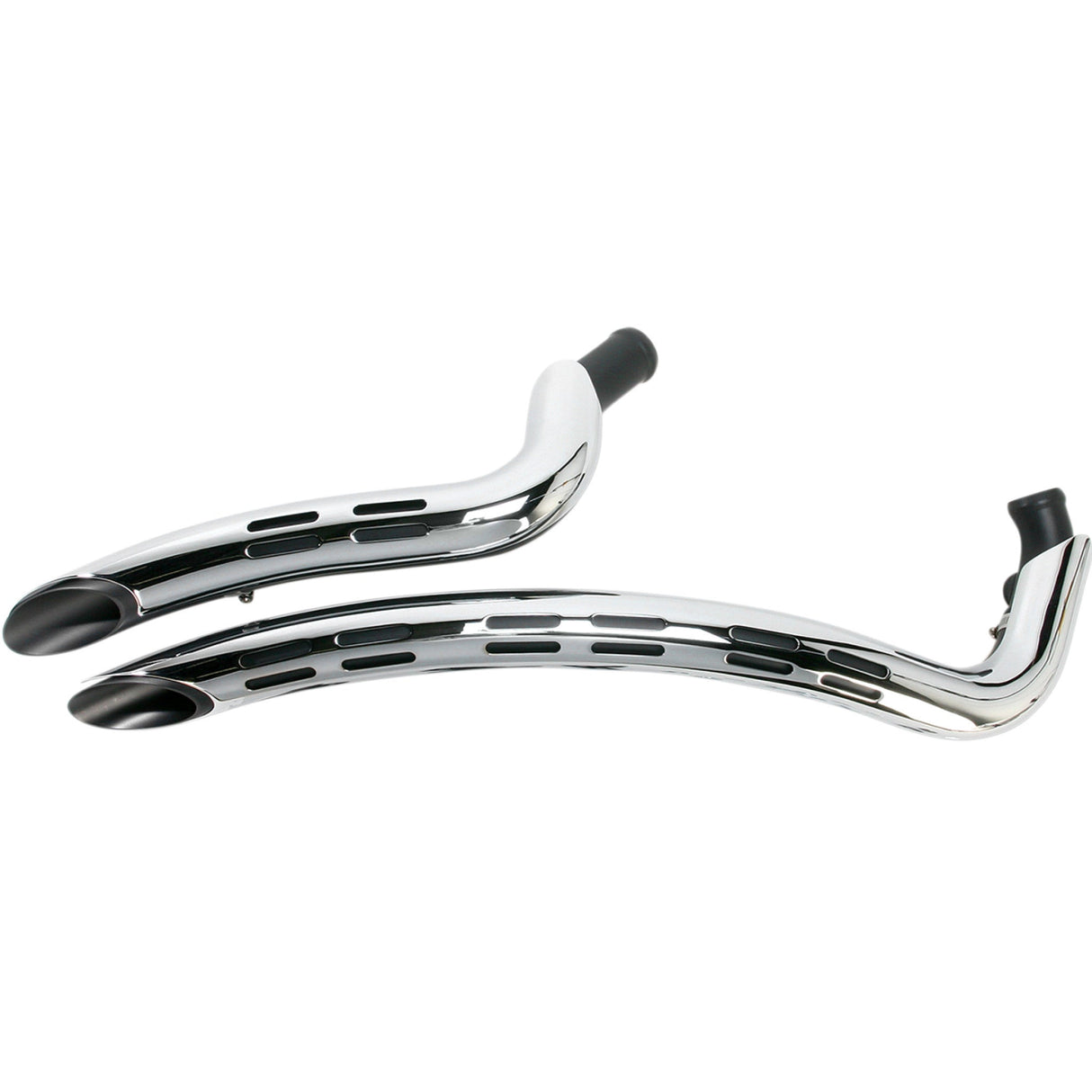 Bassani Xhaust Radius Sweeper 2-Into-2 Exhaust System - 1SD2F For Harley 1986-2017