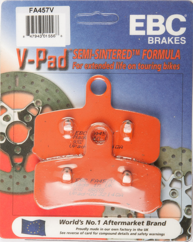 Ebc 15-457V FA457V BRAKE PADS FA457V V-SERIES
