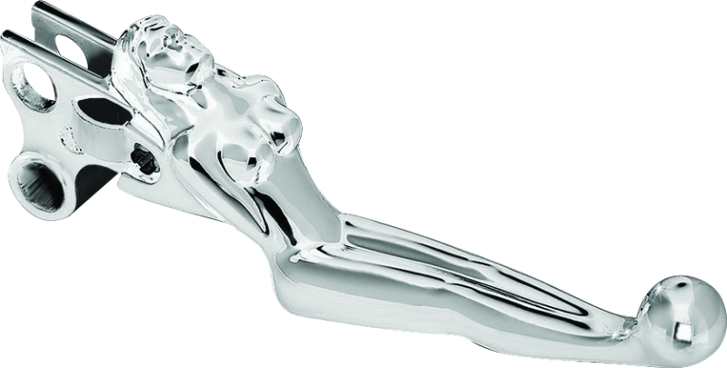 Kuryakyn Silhouette Levers Cable Chrome - 1049 For Harley Touring 1996-2017