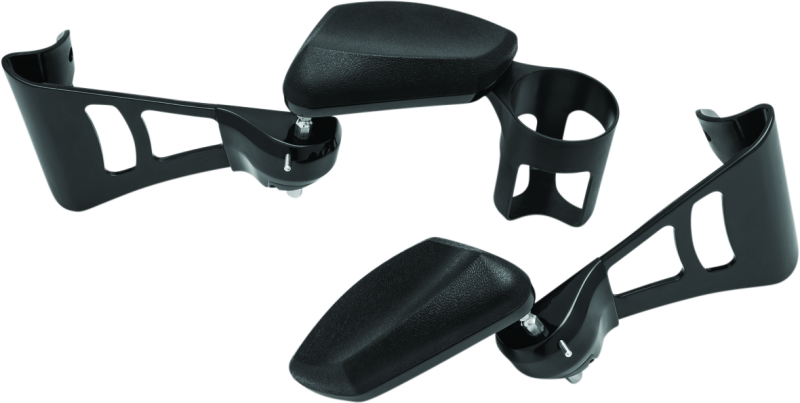 Kuryakyn Passenger Armrest & Tri Glide Black - 8700 For Harley Touring 2014-2021