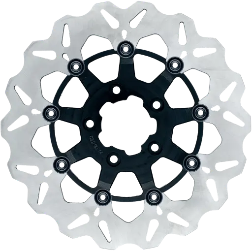 Gbrakes Rotor 11.5" Floating Wave Rear Black - GBDU002 For Harley Motorcycles 2000-2022