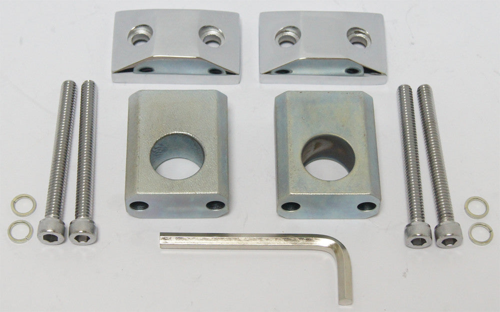 Harddrive Rear Axle Adjuster SET Heavy Duty - 25-058 For Harley Disc / Low / Sport / Super 1984-1991