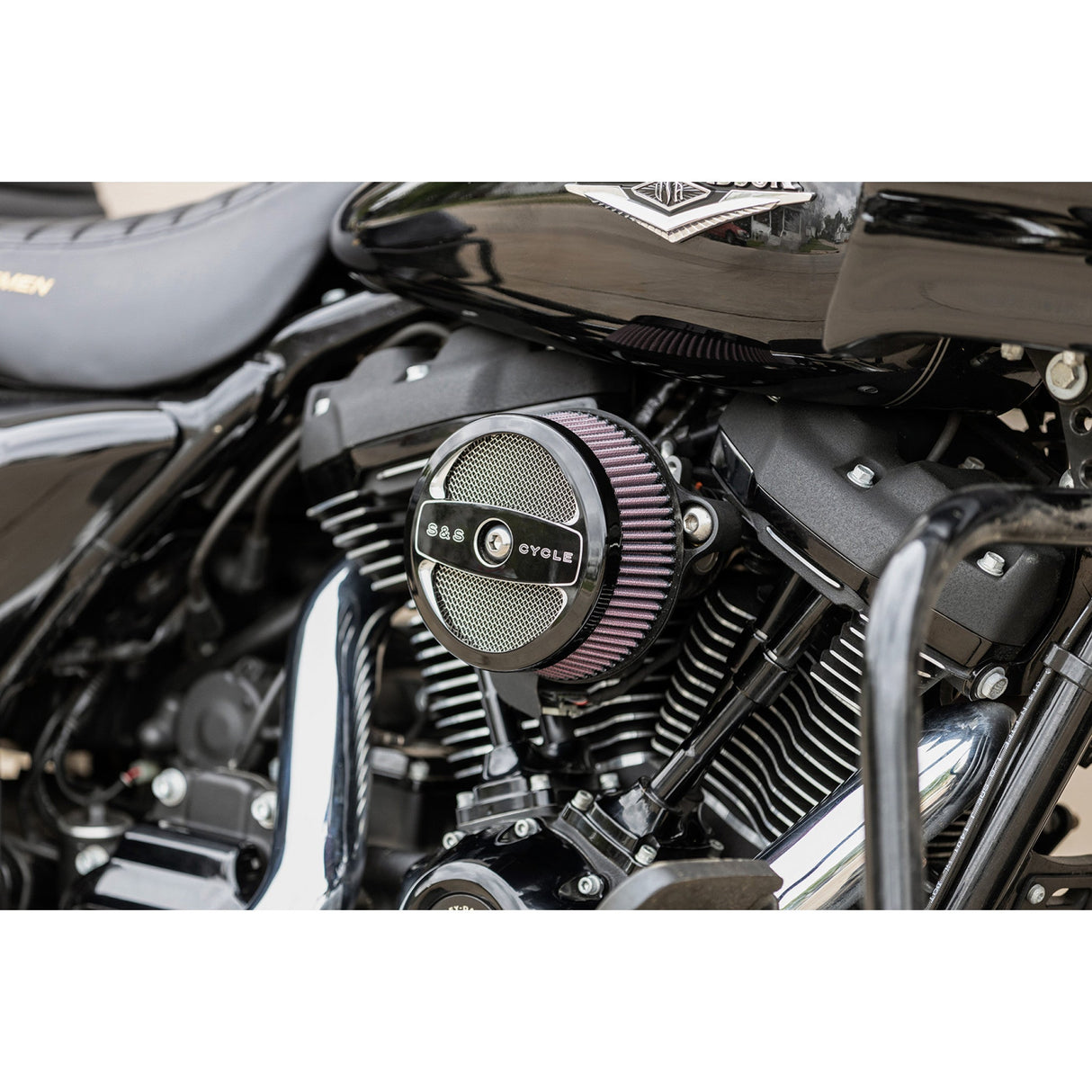 S&S Cycle Stealth Air Cleaner Cover Air 1 Black - 170-0214