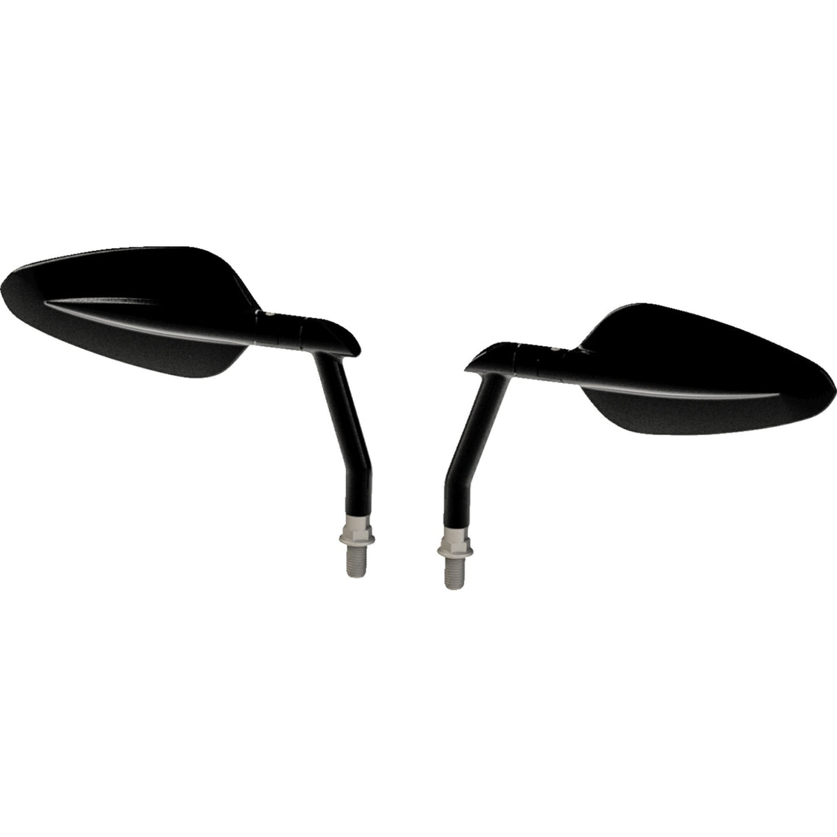 BURLY BRAND 0640-1577 B16-1502B Radar Mirror Mirrors - Radar - Side View - Oval - Black