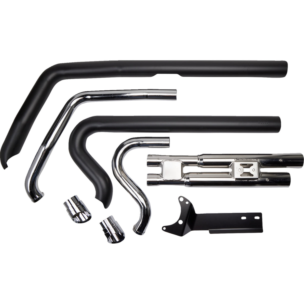 COBRA 1800-1400 6858B Speedster Slashdown Exhaust System - Dyna '12-'17