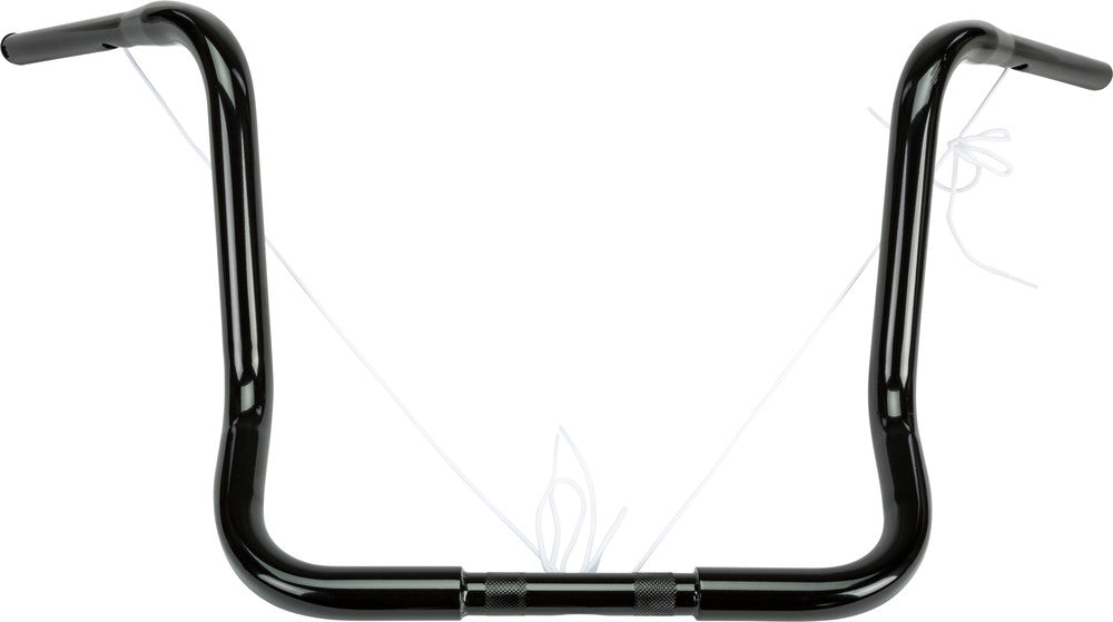 Harddrive 1.25" Bagger Ape-Hanger 16" Gloss Black TBW - 21-559GB For Harley Touring 1980-2022