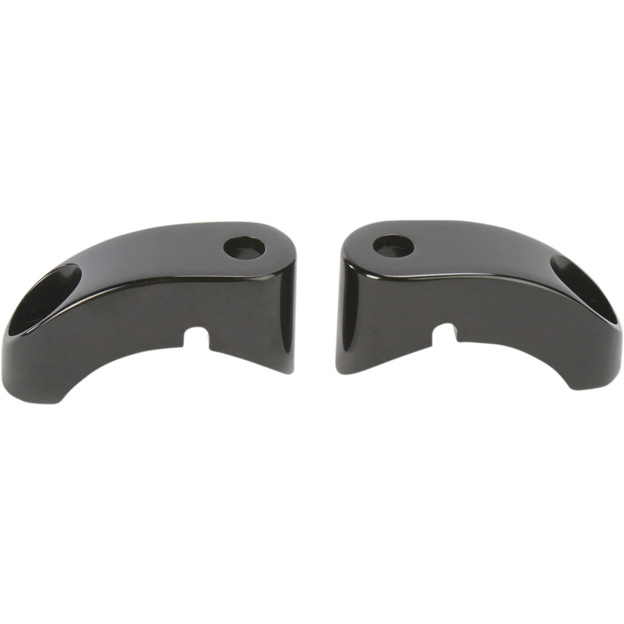 Arlen Ness Custom Turn Signal Mounts 39 Mm Front Forks Black - 12-738 For Harley 1987-2022