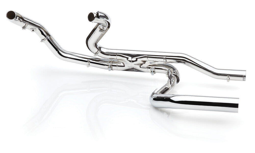 Cobra PRO Chamber Headpipes Chrome Trike - 6256 For Harley Touring 2017-2024