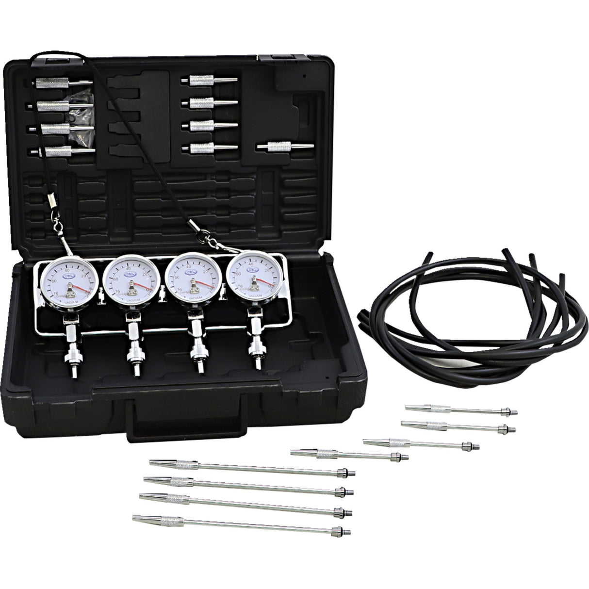 K&L SUPPLY 3804-0026 35-3019 Deluxe Vacuum Gauge Set Vacuum Gauge Set - Fuel Pressure - Deluxe