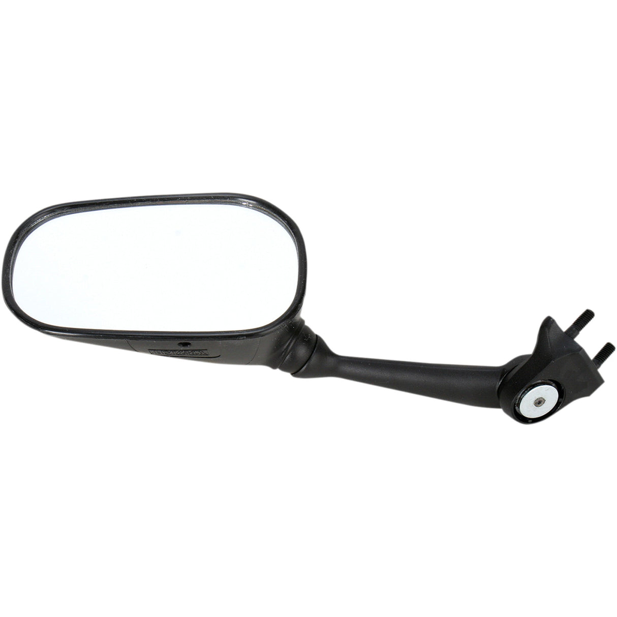EMGO 0640-0709 20-57902 OEM-Style Replacement Mirror Mirror - Side View - Oval - Black - Left