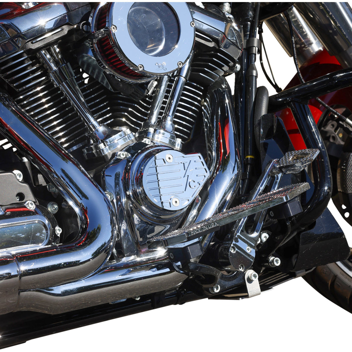 Thrashin Supply CO. Cam Cover Gen 2 Finned Chrome M8 - TSC-3029-3 For Harley Touring 2023-2026