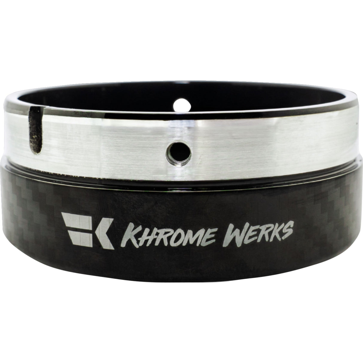 KHROME WERKS 1860-2574 200881p Billet-Tip Exhaust End Cap Exhaust End Cap - Billet Cut Tip - Carbon - 4-1/2"