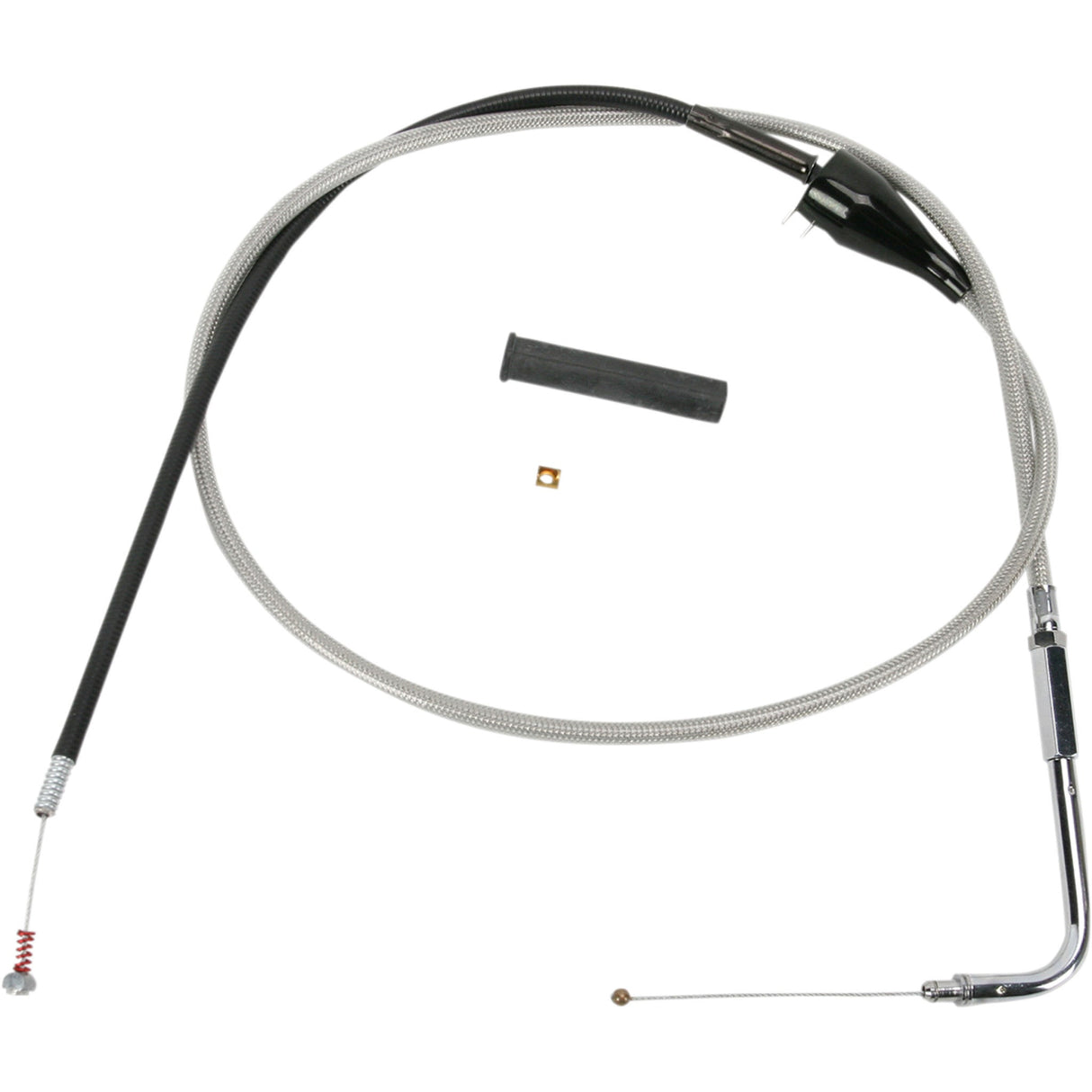 DRAG SPECIALTIES Stainless Braided Idle Cable