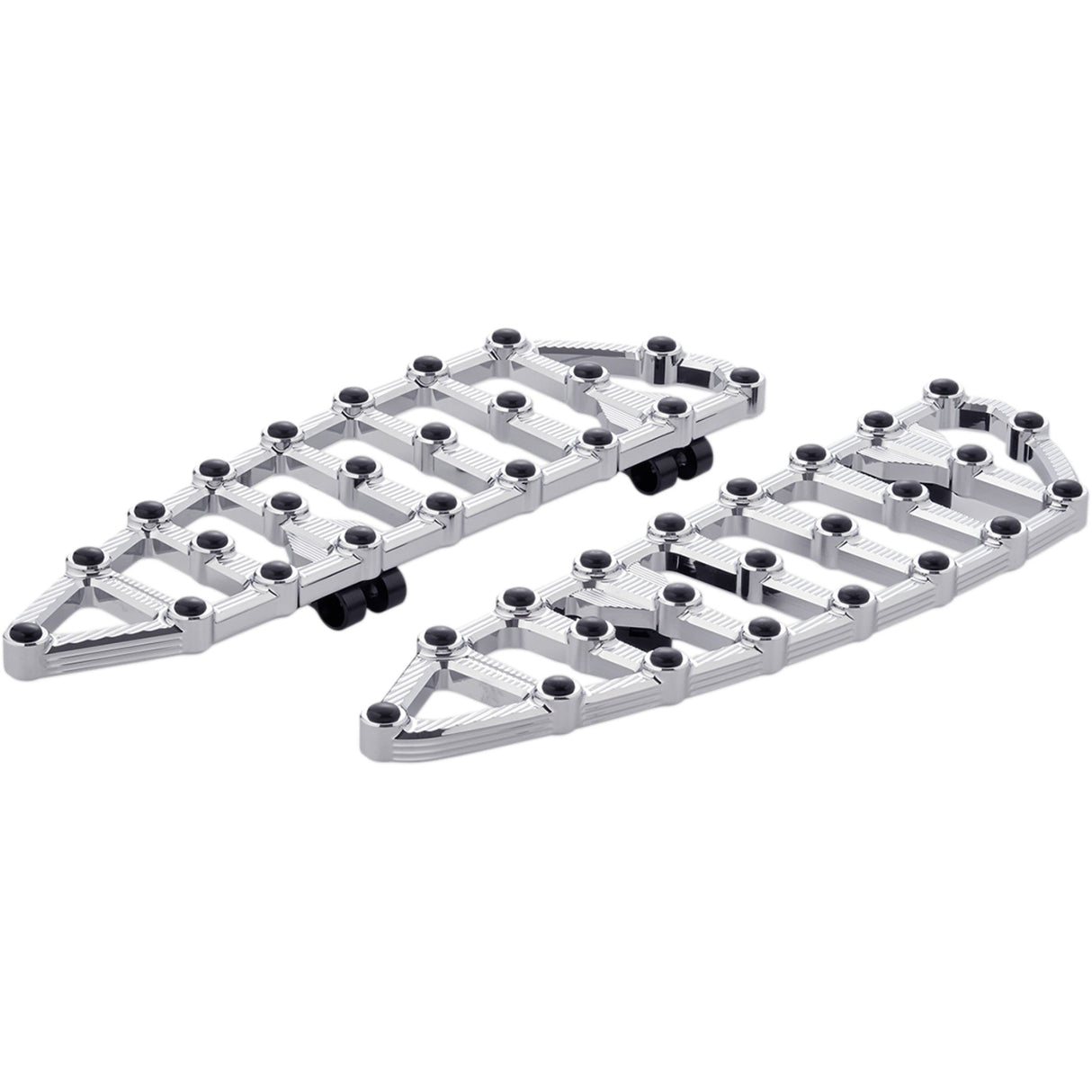 ARLEN NESS 1621-0941 06-890 MX Billet Floorboards - MX Driver Floorboards - Chrome
