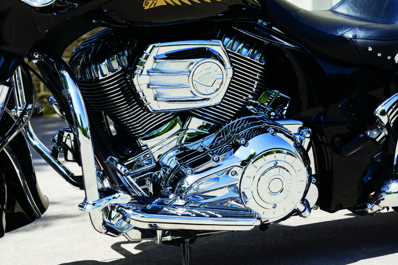 Kuryakyn Cylinder Base Cover Indian Models Chrome - 5737 For Indian 2014-2021