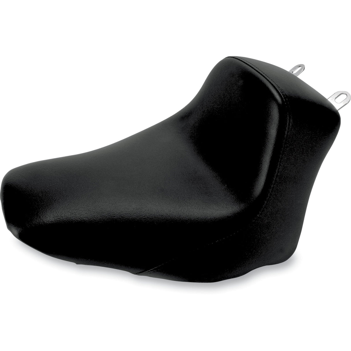 Saddlemen Heels Down Solo Seat Without Backrest Plain Black - 806-15-0021 For Harley Softail 2006-2017