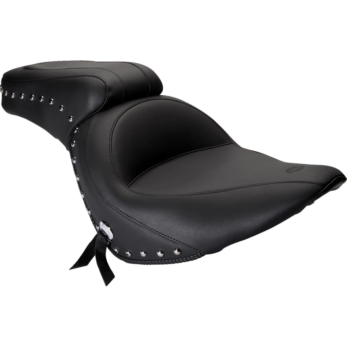 Mustang Studded 2-Up Seat - 76401 For Harley Softail 2006-2017