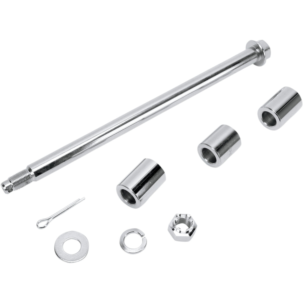 Drag Specialties Rear Axle Kit Rear Chrome For Harley Dyna 2000-2005