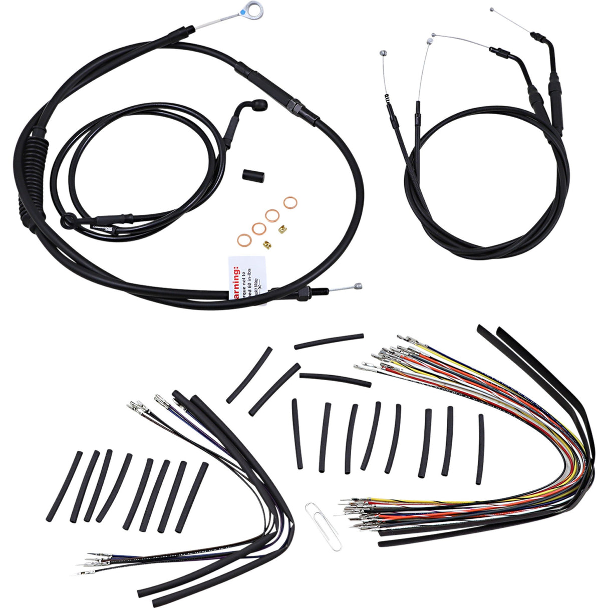 Burly Brand Complete Cable Kit - B30-1140 For Harley Sportster 2007-2013