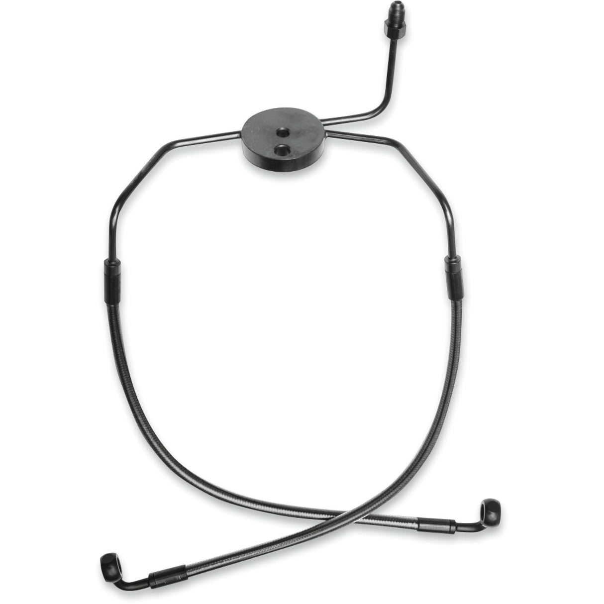 Magnum Shielding Designer Series Front Lower Brake Line Kit Black Pearl - 47004 For Harley Sportster / Dyna / Super 1996-2005