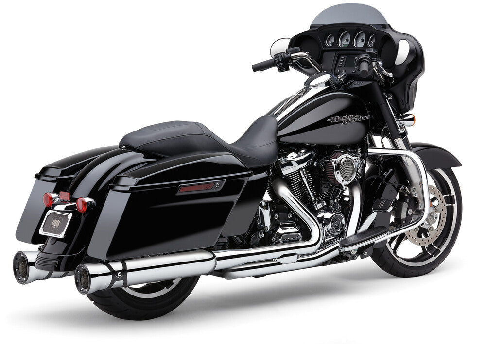 Cobra PRO Chamber DBL Bung H P Chrome - 6255DB For Harley Touring 2017-2026