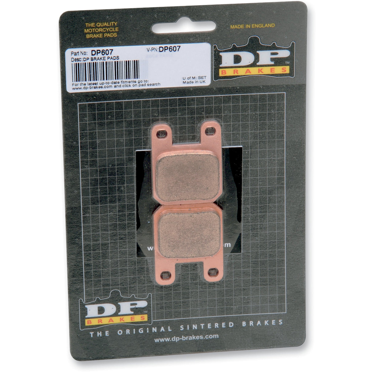 Dp Brakes Brake Pad - DP607 For Beta Dirt Bikes 1989-1996 | Gas Gas Dirt Bikes 1996-2011 | KTM SX 60 / SX 65 1998-2001 | ATK 560 1987-1988
