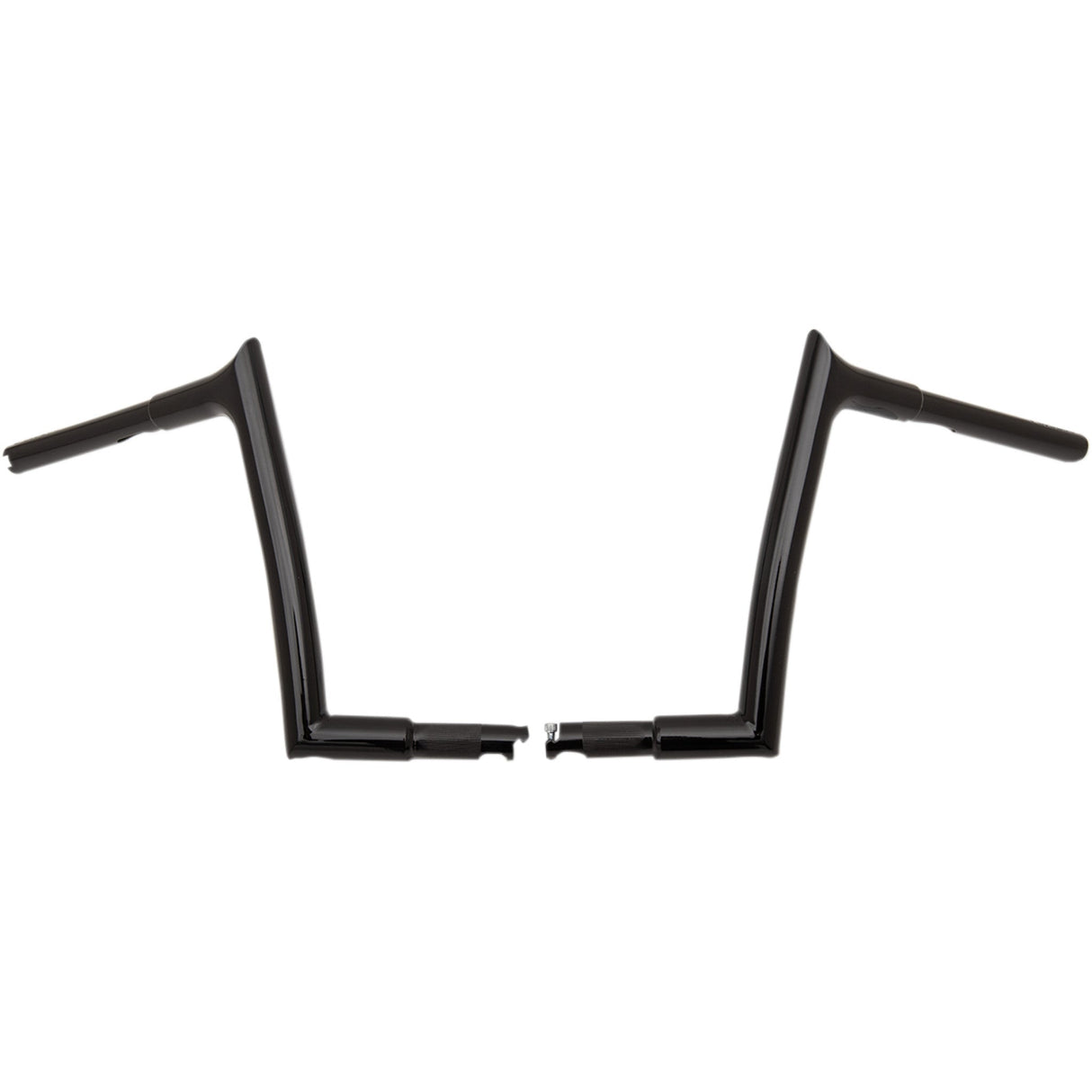 FAT BAGGERS INC. 0601-4755 907010-B 1-1/4" EZ Install Pointed Top Handlebar - 10" - Black