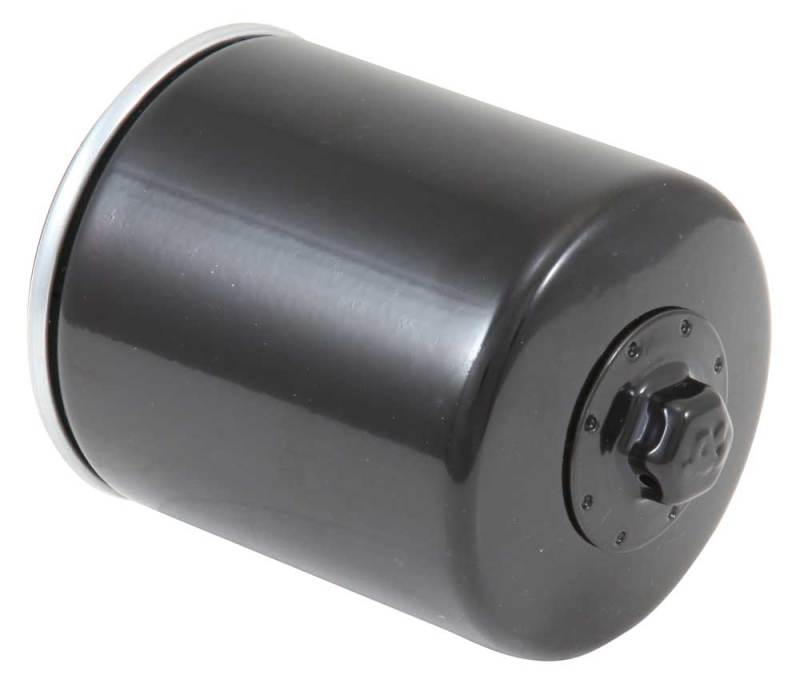 K & N Engineering Harley Davidson Buell 3in OD X 4.063in H Black Oil Filter - KN-171B For Harley Motorcycles 1999-2023