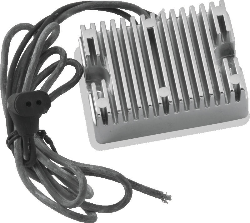 TwinPower 498308 Twin Power 76-80 Big Twin Voltage Regulator Chrome Replaces H-D 74512-79A 17.8 Amp