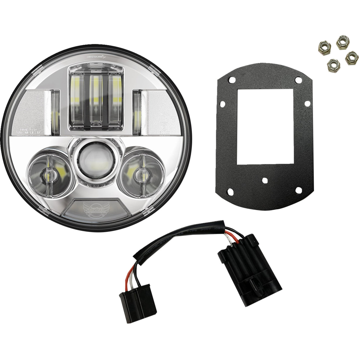 Custom Dynamics ProBEAM® Headlight Kit 5-3/4" Chrome Fxlrst Fxrst - PB-LRST-c For Harley Motorcycles 2020-2026