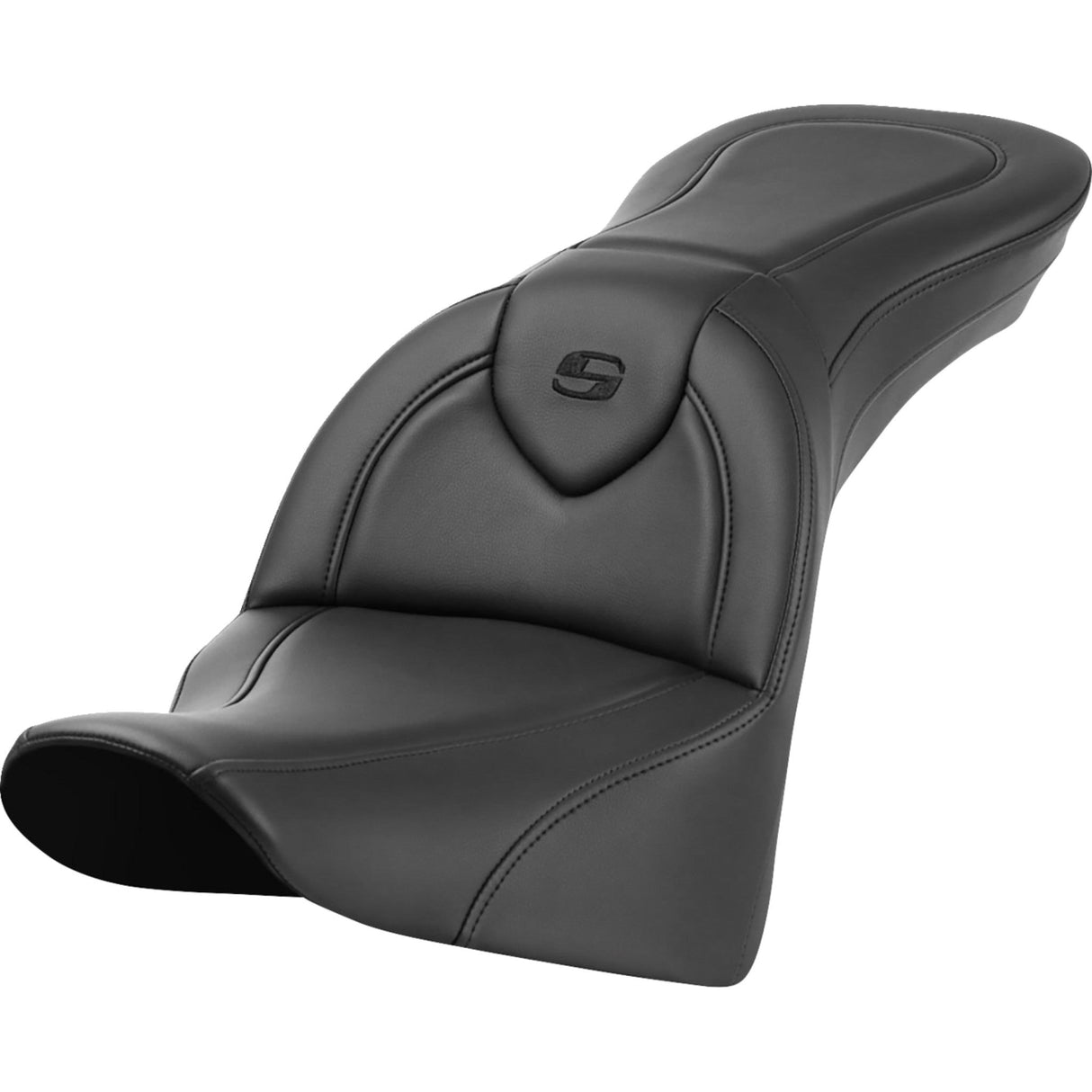 Saddlemen RoadSofa™ Seat Without Backrest Plain - 818-33-187 For Harley Softail 2018-2025
