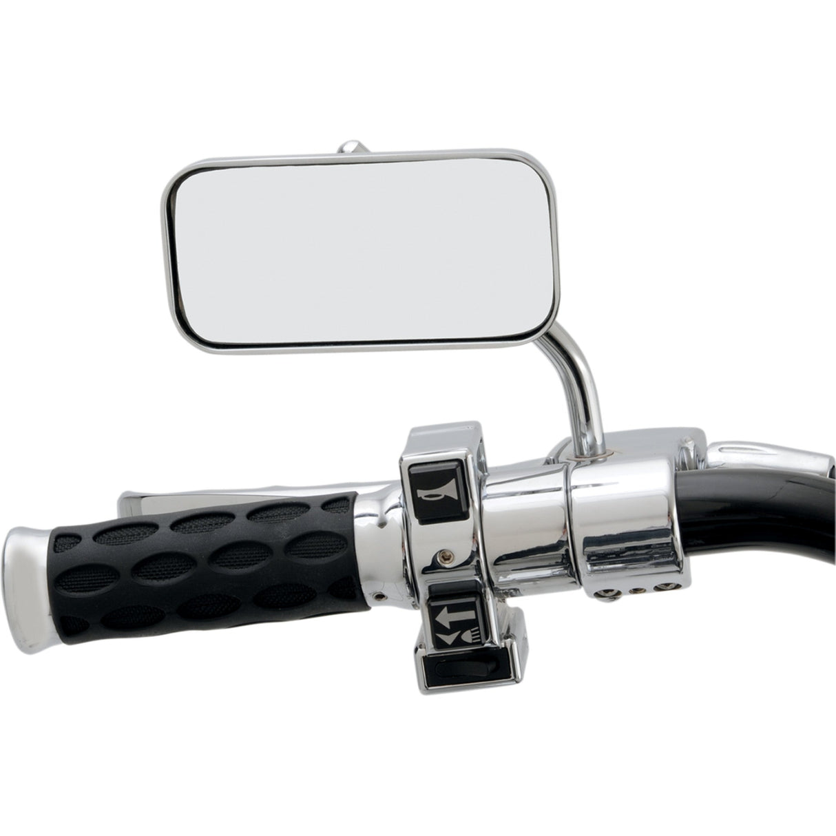 DRAG SPECIALTIES DS-302083 Rectangular Mirror 2 x 4.25"