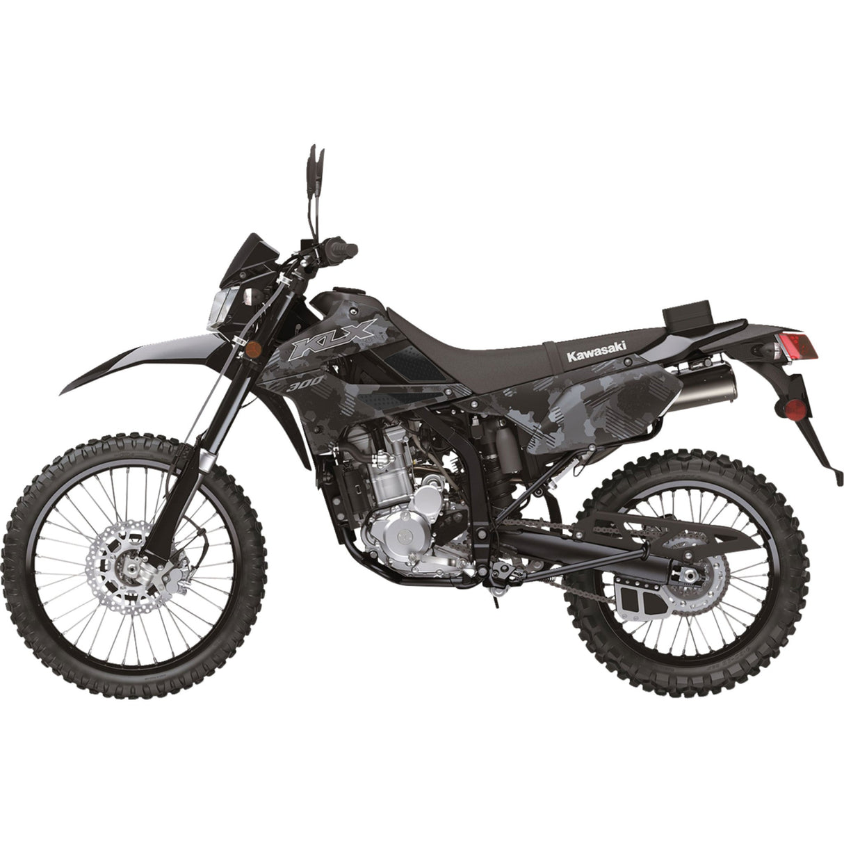 Stompgrip Sticker Kit - 55-10-0089-1B Kawasaki 300 / 300SM 2021-2025