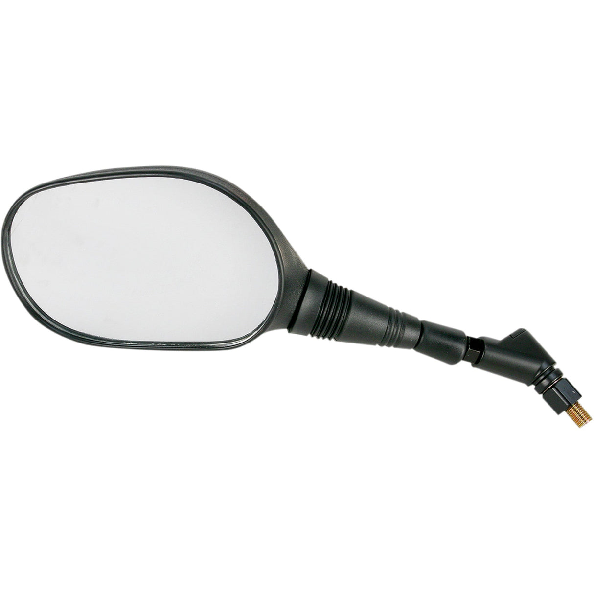 EMGO 0640-0704 20-55232 OEM-Style Replacement Mirror Mirror - Side View - Oval - Black - Left