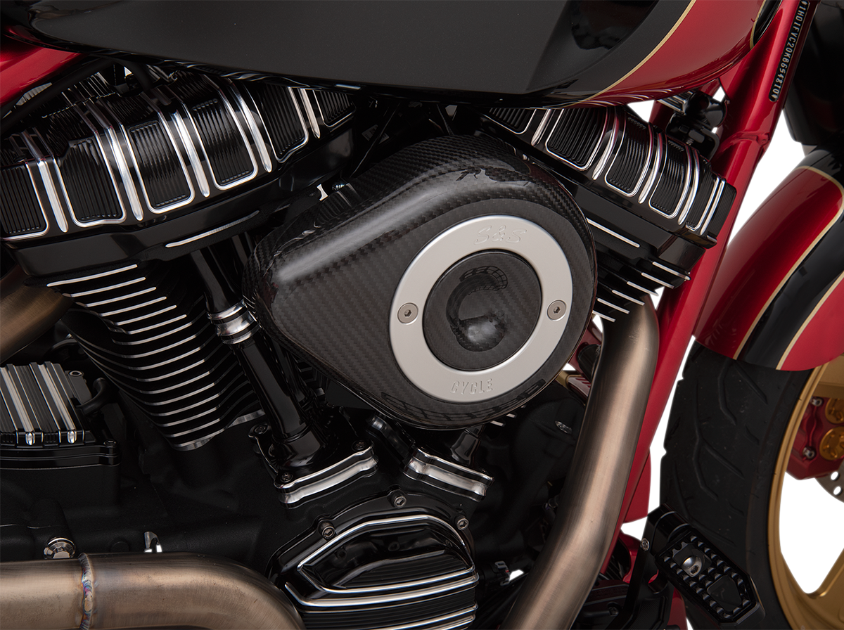 Air Cleaner Cover - Mini Teardrop - Carbon Fiber - 1014-0289