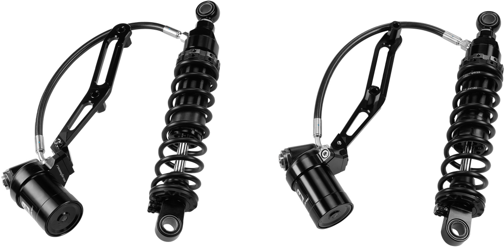 Harddrive R0800234-1 Touring Remote RES Shocks 13"STD Weight Billet Bracket For Harley Touring 2014-2026