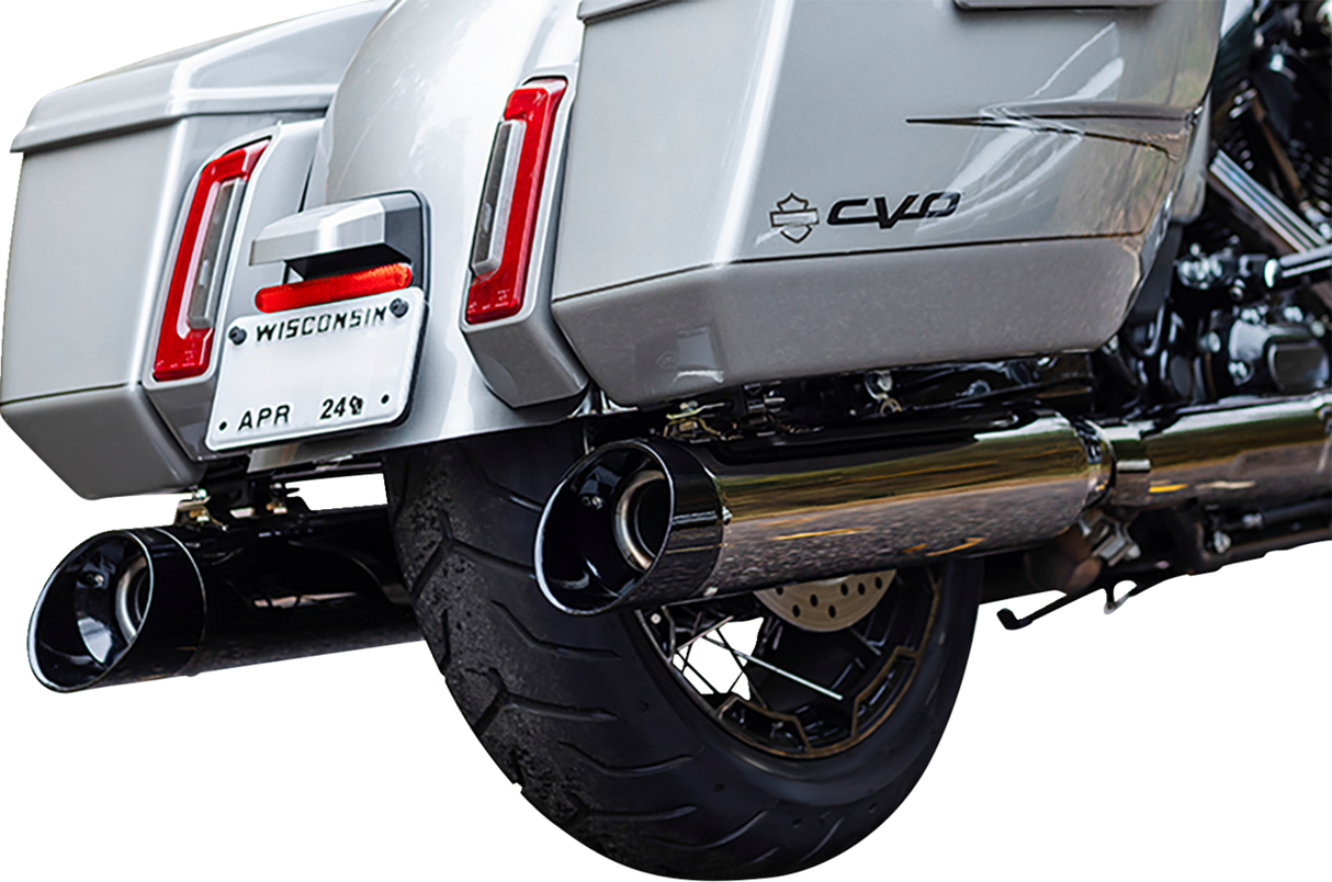 4-1/2" MK45 Performance Slip-On Mufflers - Lava Chrome - 50-State - 1801-1810