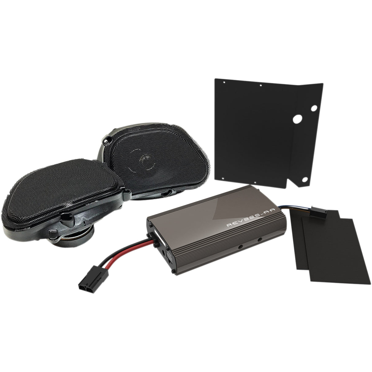 HOGTUNES 4405-0495 225 RG KIT-AA 225-Watt Amp/Front Speaker Kit Front Speaker Kit - 225-Watt Amp
