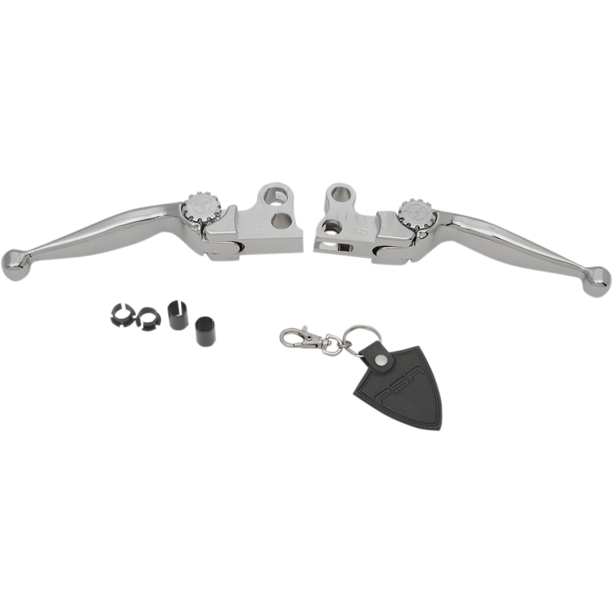 PSR 0610-1719 12-00605-20 Journey Adjustable Lever Set for Harley Models Lever Set - Journey - Harley Davidson - Chrome